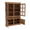 Picture of Britain Rustic Teak Wood Tall Handcrafted Hutch
