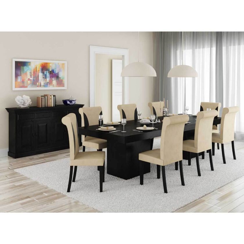 Picture of Urban Rustic Solid Wood Dining Room Set
