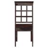 Picture of Portland Solid Wood Window Pane Back Dining Chair