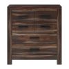 Picture of Roanoke Rustic Solid Rose Wood 6 Drawer Modern Bedroom Dresser