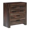 Picture of Roanoke Rustic Solid Rose Wood 6 Drawer Modern Bedroom Dresser
