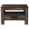 Picture of Roanoke Rustic Solid Wood One Drawer Nightstand