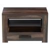 Picture of Roanoke Rustic Solid Wood One Drawer Nightstand