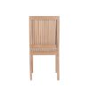Picture of Ottoville Teak Slatted Dining Chair Set of 2
