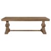 Picture of California Rustic Teak Trestle Base Farmhouse Dining Table