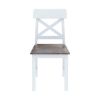 Picture of Danville Modern Teak and Solid Wood Cross Back Side Chair