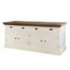 Picture of Georgia Two Tone Teak and Solid Wood Extra Long Sideboard
