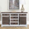 Picture of Danville Modern Solid Teak Wood 6 Drawer Large Sideboard