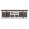 Picture of Danville Rustic Solid Wood White TV Media Console (75")