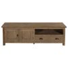 Picture of Miami Sleek Handcrafted Teak Wood 1 Drawer TV Media Console