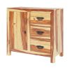 Picture of Ostrander Rustic Solid Wood 7 Piece Dining Room Set