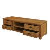 Picture of Oslo Contemporary Reclaimed Teak Wood 4 Drawer Large TV Stand