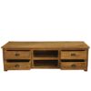 Picture of Oslo Contemporary Reclaimed Teak Wood 4 Drawer Large TV Stand