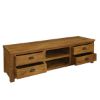 Picture of Oslo Contemporary Reclaimed Teak Wood 4 Drawer Large TV Stand