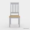 Picture of Ennis Solid Mango Wood School House Back Dining Chair