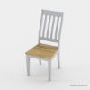 Picture of Ennis Solid Mango Wood School House Back Dining Chair