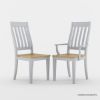 Picture of Ennis Solid Mango Wood School House Back Dining Chair