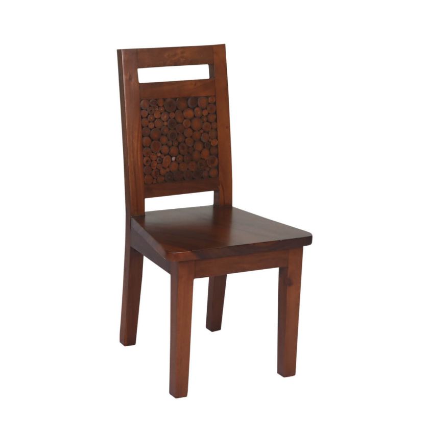 Picture of Parkerton Handcrafted Solid Wood Log Back Dining Chair (Set of 2)