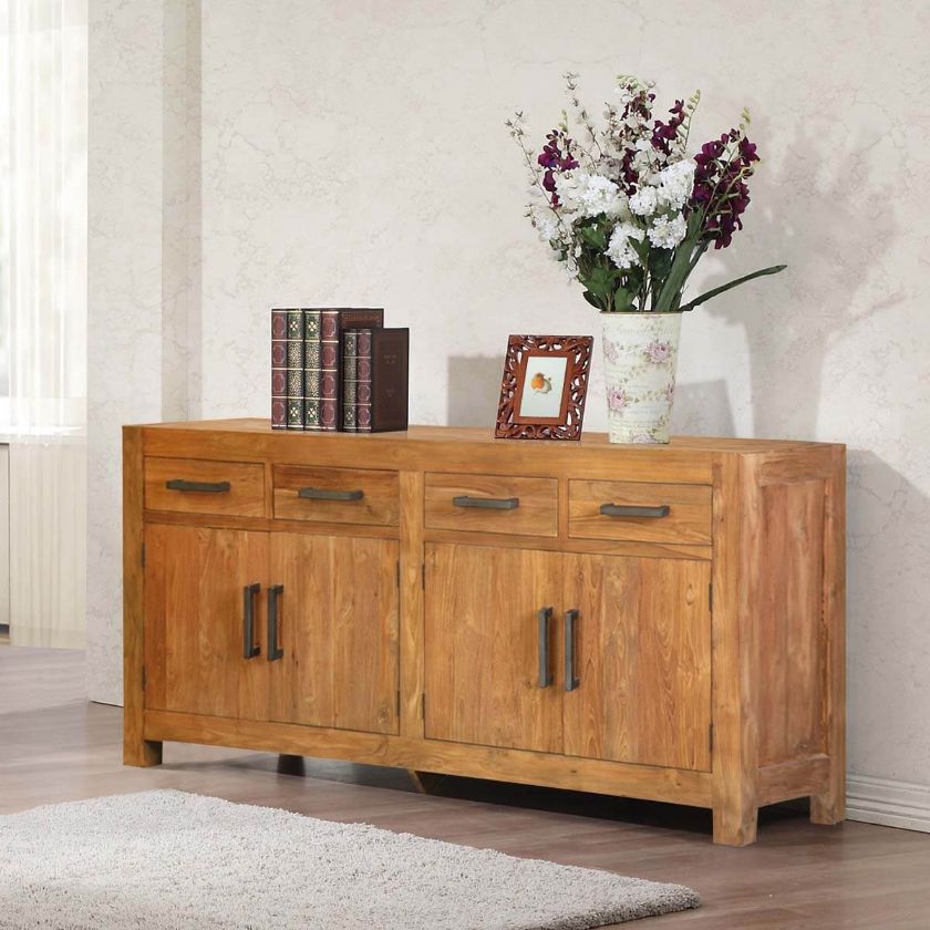 Picture of York Reclaimed Teak Wood Sideboard Buffet Cabinet with Drawer