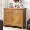Picture of Hampton Classic Teak Wood 2 Drawer Rustic Buffet Cabinet