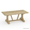 Picture of Fulton Reclaimed Farmhouse Outdoor Dining Set with Bench