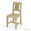 Picture of Fulton Solid Teak Wood Outdoor Vertical Slatted Dining Chair