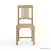 Picture of Fulton Solid Teak Wood Outdoor Vertical Slatted Dining Chair