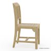 Picture of Fulton Solid Teak Wood Outdoor Vertical Slatted Dining Chair