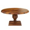 Picture of Cloverdale Rustic Solid Wood Round Dining Table Set