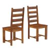 Picture of Cloverdale Rustic Solid Wood Round Dining Table Set