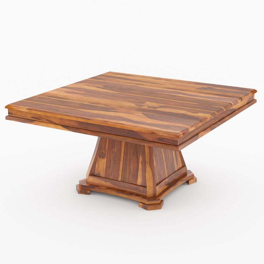 Picture of Gastonia Solid Wood Square Pedestal Dining Table