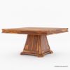 Picture of Gastonia Solid Wood Square Pedestal Dining Table For 8