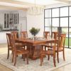 Picture of Gastonia Solid Wood Square Pedestal Dining Table For 8
