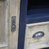 Picture of Carterville Rustic Teak and Mahogany Wood TV Stand Media Cabinet