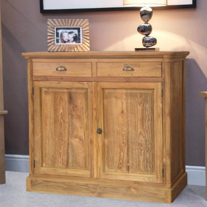 Picture of Quiroga Reclaimed Teak Wood 2 Drawer Rustic Buffet Cabinet