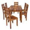 Picture of Cariboo Contemporary Rustic Solid Wood Dining Table Set