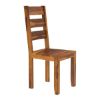 Picture of Cariboo Contemporary Rustic Solid Wood Ladder Back Dining Chair