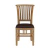 Picture of Brussels Rustic Reclaimed Teak Wood Pane Back Dining Chair