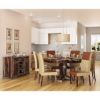 Picture of Hosford Modern Handcrafted Solid Wood 8 Piece Round Dining Room Set