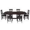 Picture of Antwerp Solid Wood 8 Piece Extension Dining Room Set