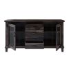 Picture of Antwerp Solid Wood 4 Drawer Large Sideboard Cabinet with Glass Door