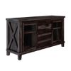 Picture of Antwerp Solid Wood 4 Drawer Large Sideboard Cabinet with Glass Door