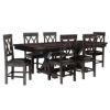 Picture of Antwerp Solid Wood Farmhouse Extendable Dining Room Set