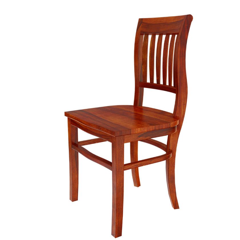Picture of Siena Rustic Solid Wood Side Dining Chair