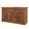 Picture of Tiraspol Rustic Solid Wood 10 Piece Dining Room Set