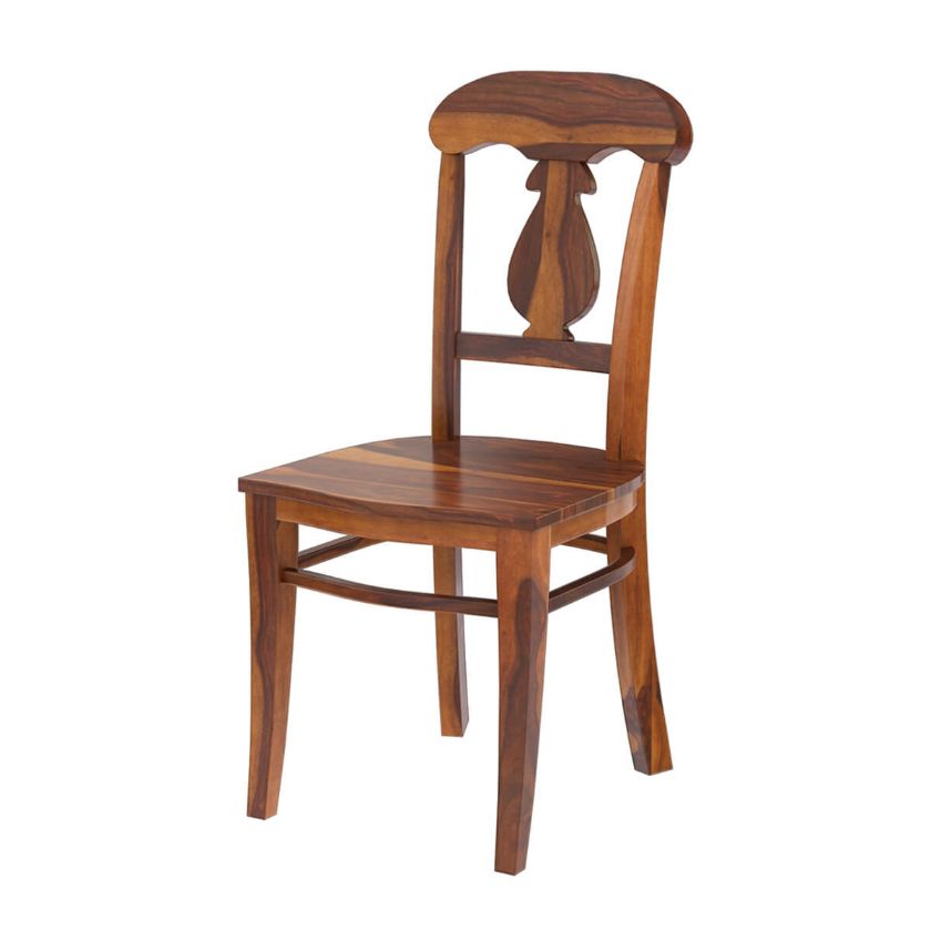 Picture of Tiraspol Traditional Rustic Solid Wood Dining Chair