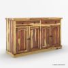 Picture of Tiraspol Rustic Solid Wood Traditional Sideboard with Drawers
