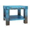 Picture of Empire Blue Dawn Rustic Solid Mango Wood Nightstand