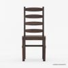 Picture of Minsk Rustic Traditional Rosewood Ladder Back Dining Chair