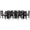 Picture of Harold Traditional Solid Wood 14 Piece Dining Room Set